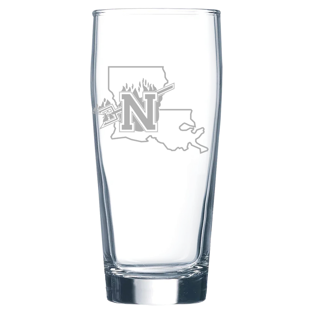 Northwestern State University Polar Camel 16 oz. Willi Becher Beer Glass