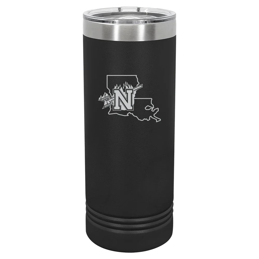 Northwestern State University Polar Camel 22 oz. Skinny Tumbler with Slider Lid