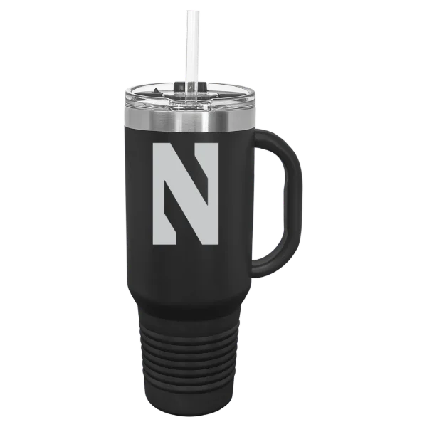 Northwestern University Polar Camel 40 oz. Travel Mug with Snap Lid & Straw