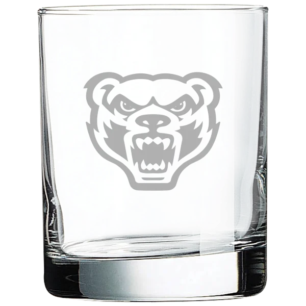 Oakland University Polar Camel 10 1/2 oz. On The Rocks Glass