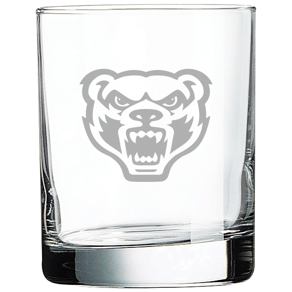 Oakland University Polar Camel 10 1/2 oz. On The Rocks Glass
