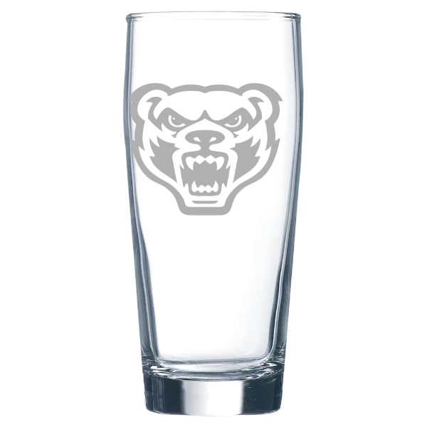 Oakland University Polar Camel 16 oz. Willi Becher Beer Glass