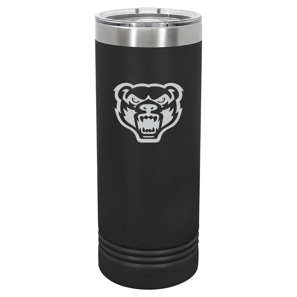 Oakland University Polar Camel 22 oz. Skinny Tumbler with Slider Lid