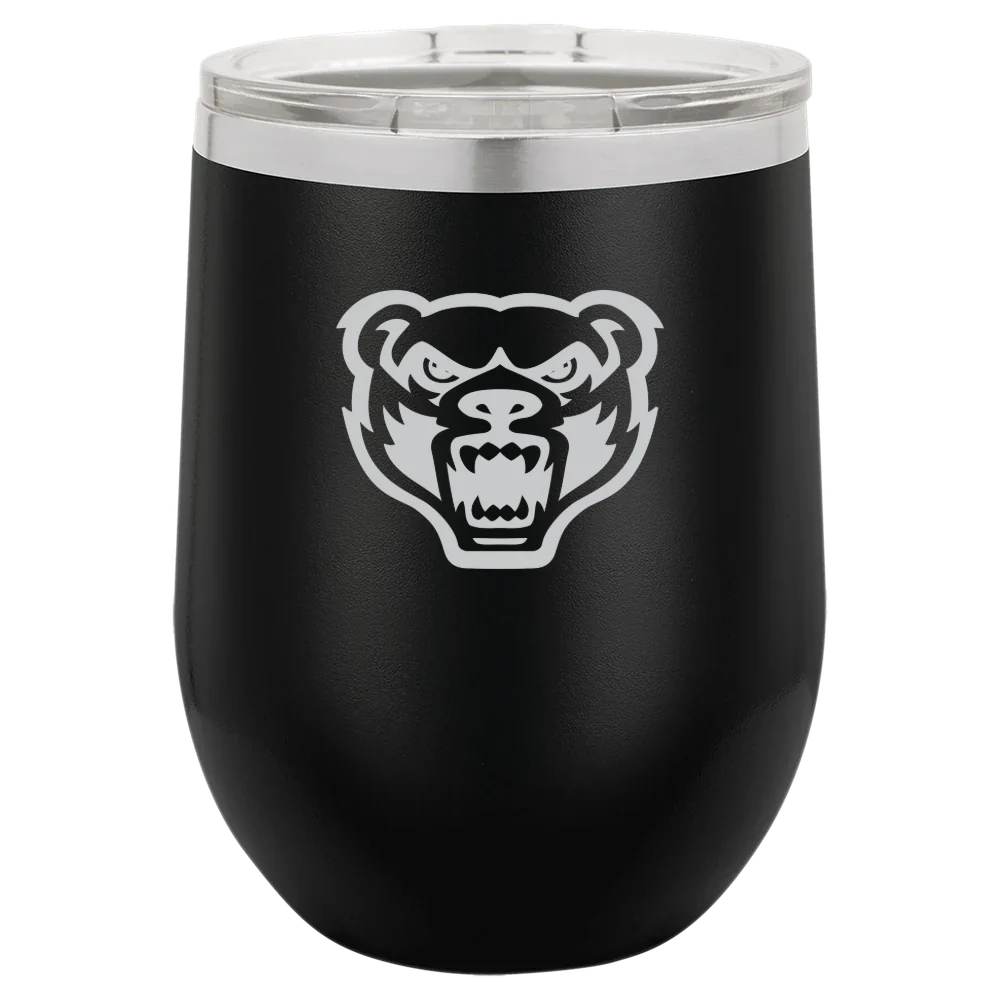 Oakland University Polar Camel 12 oz. Stemless Wine Tumbler