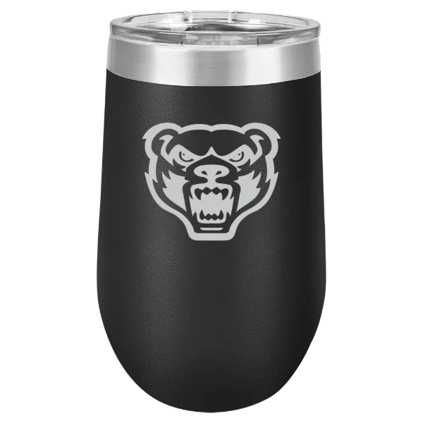 Oakland University Polar Camel 16 oz. Stemless Wine Tumbler