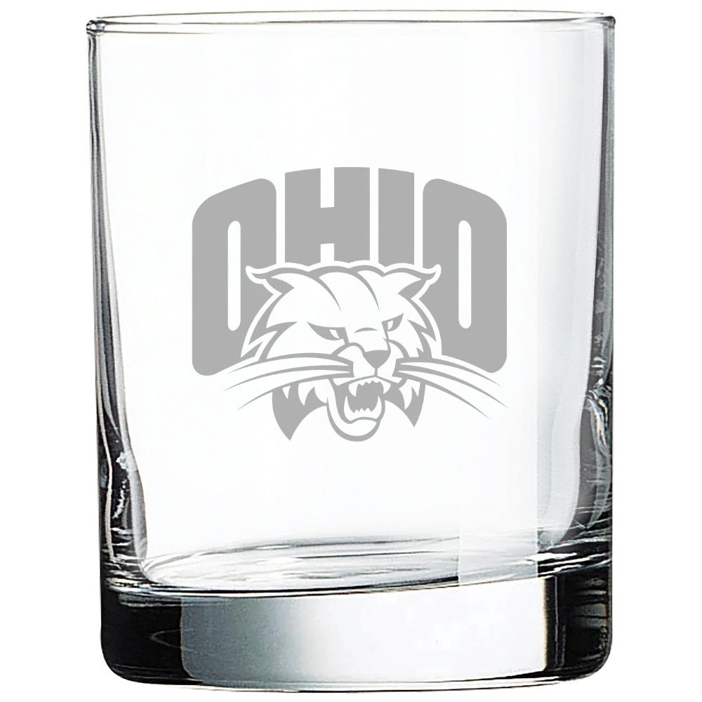 Ohio University Polar Camel 10 1/2 oz. On The Rocks Glass