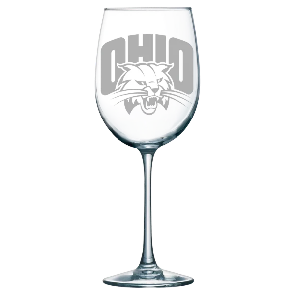 Ohio University Polar Camel 19 oz. Wine Glass