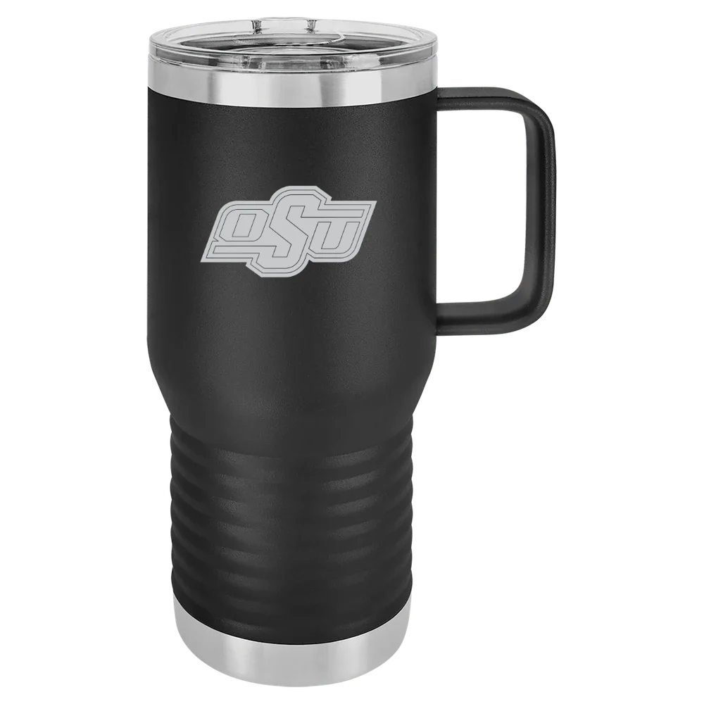 Oklahoma State University Polar Camel 20 oz. Travel Mug with Slider Lid