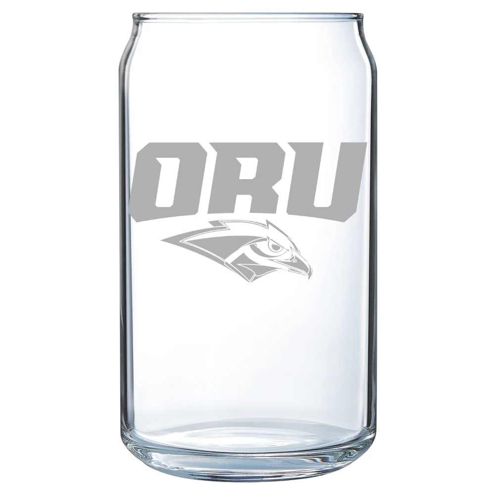 Oral Roberts University Polar Camel 16 oz. Can Glass