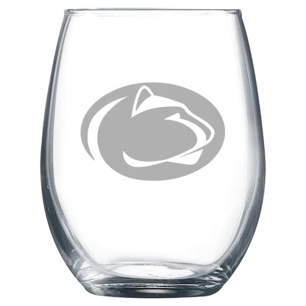 Pennsylvania State University Polar Camel 9 oz. Stemless Wine Glass