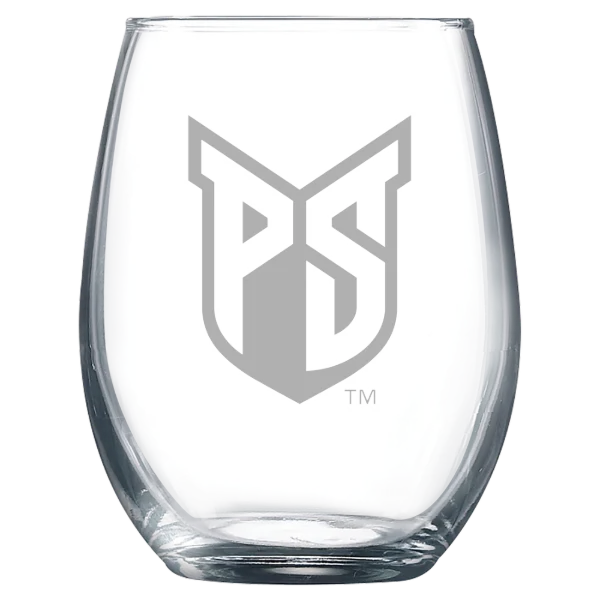 Portland State University Polar Camel 9 oz. Stemless Wine Glass