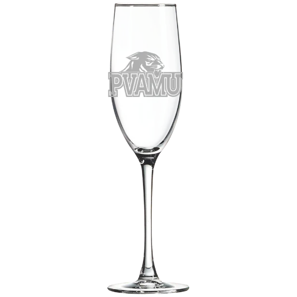 Prairie View A&M University Polar Camel 8 oz. Champagne Flute