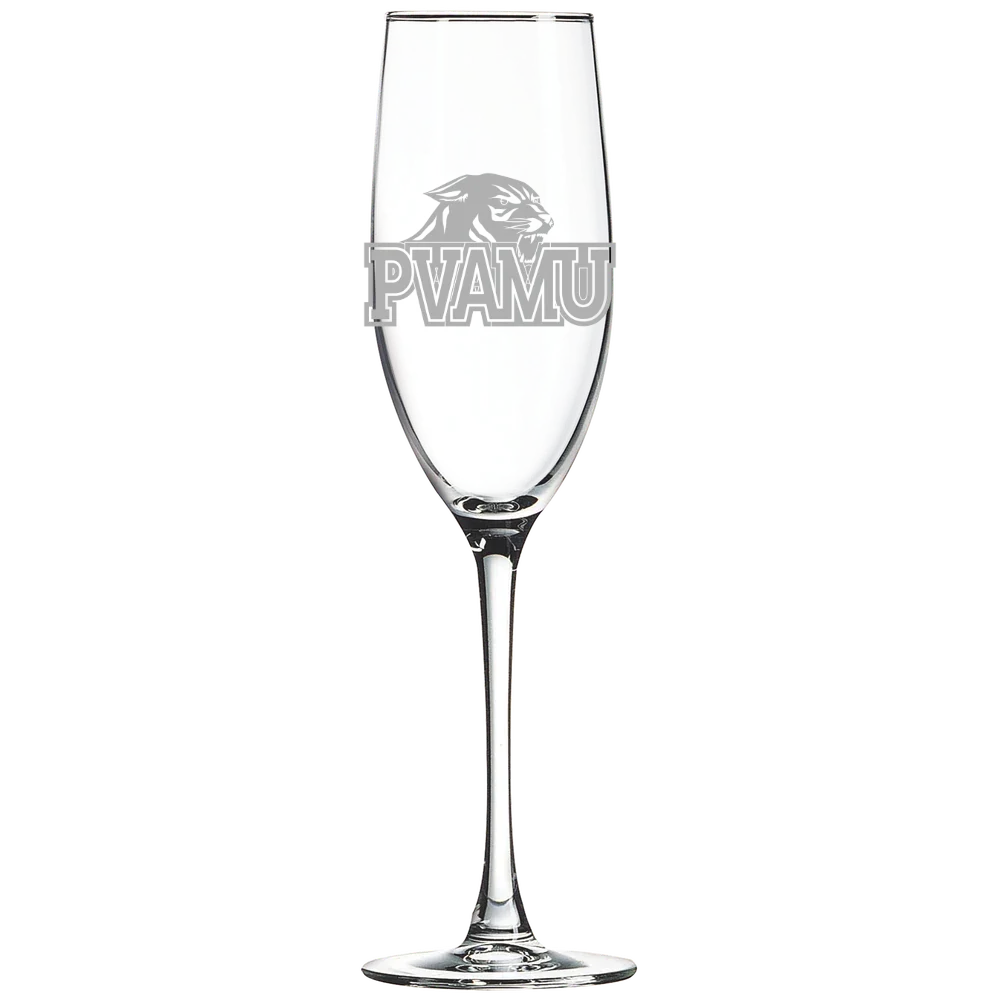 Prairie View A&M University Polar Camel 8 oz. Champagne Flute