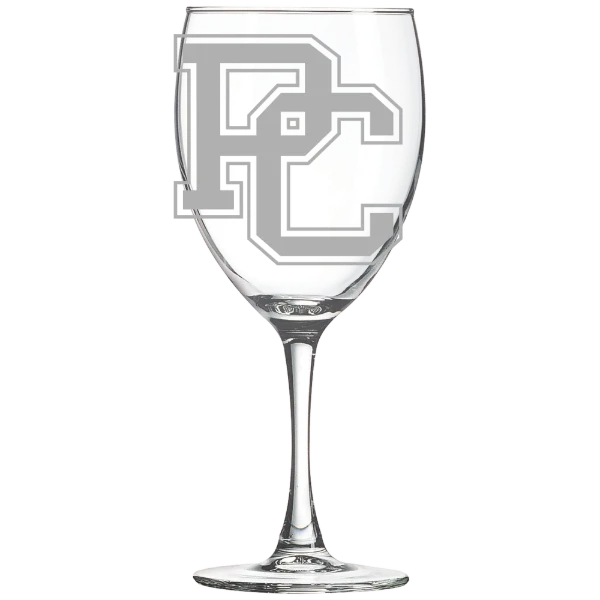Presbyterian College Polar Camel 10 1/2 oz. Wine Glass