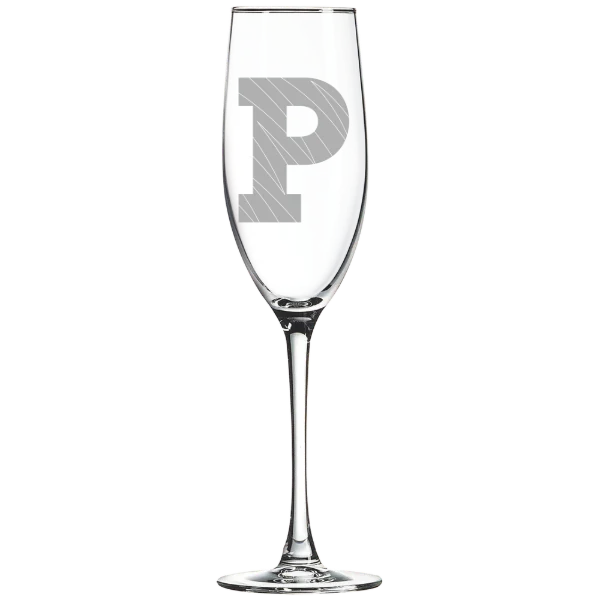 Princeton University Polar Camel 8 oz. Champagne Flute