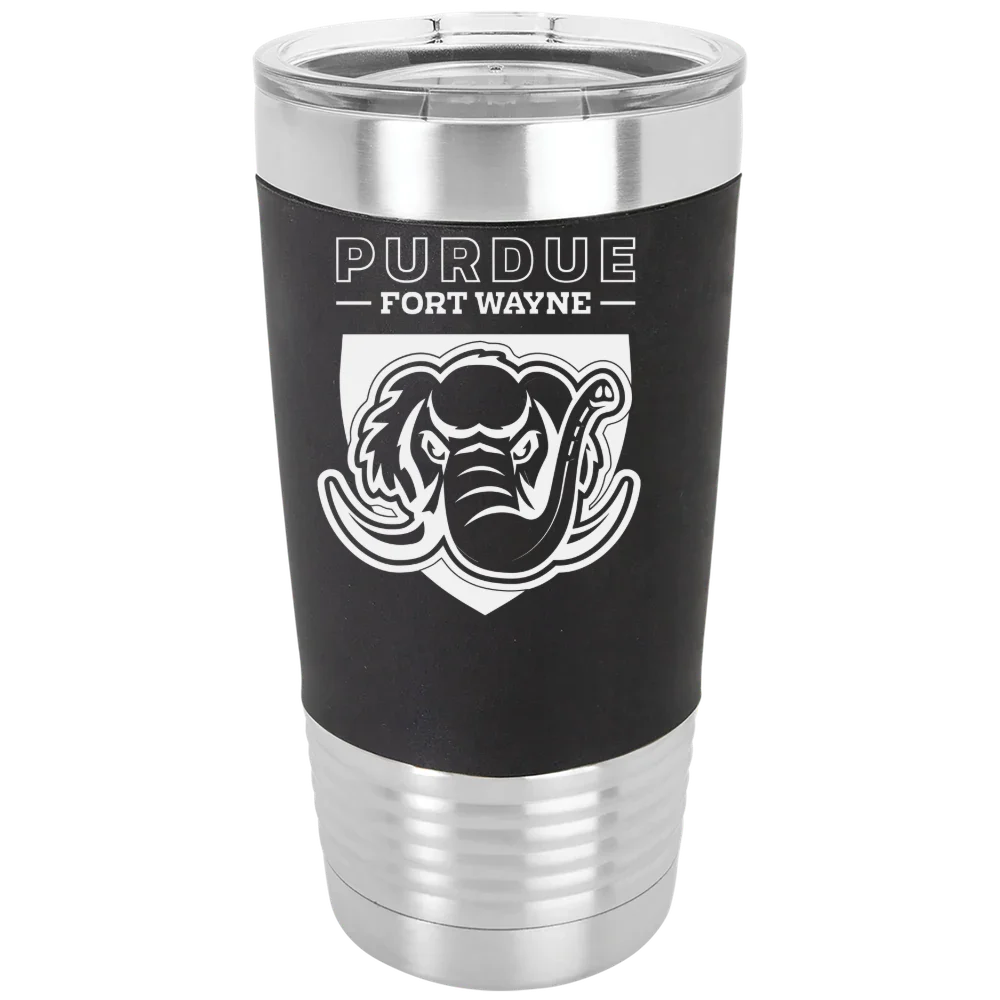 Purdue University Fort Wayne Polar Camel 20 oz. Silicone Grip Tumbler with Standard Lid