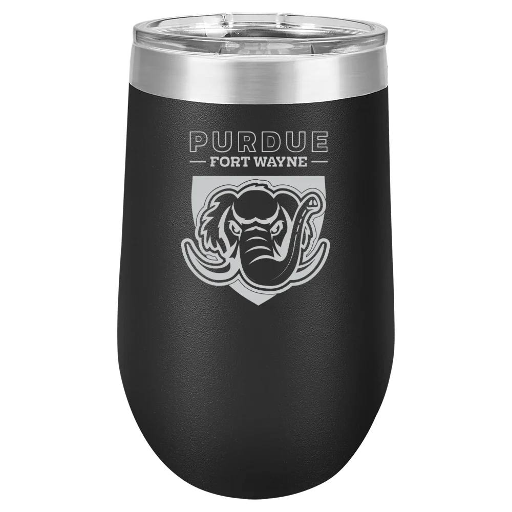 Purdue University Fort Wayne Polar Camel 16 oz. Stemless Wine Tumbler