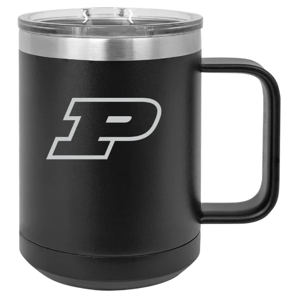Purdue University Polar Camel 15 oz. Mug with Slider Lid