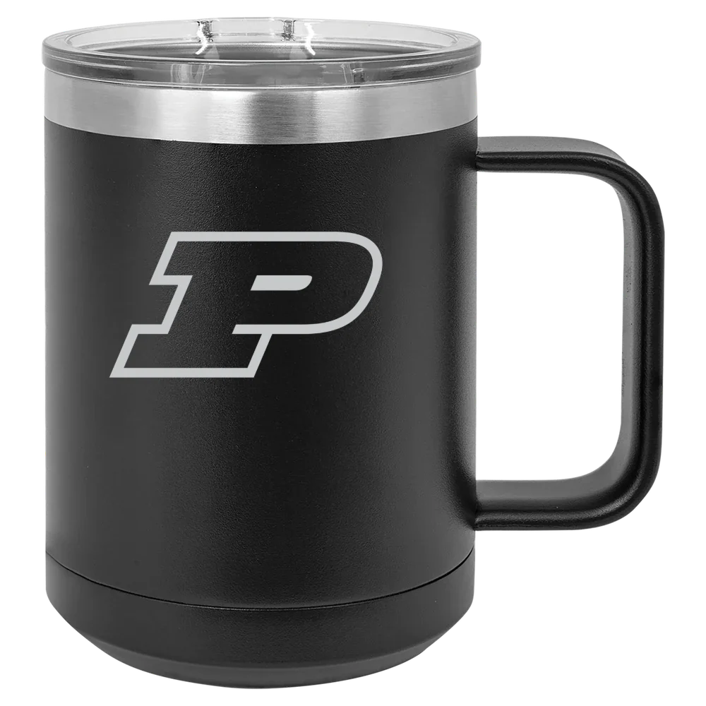 Purdue University Polar Camel 15 oz. Mug with Slider Lid