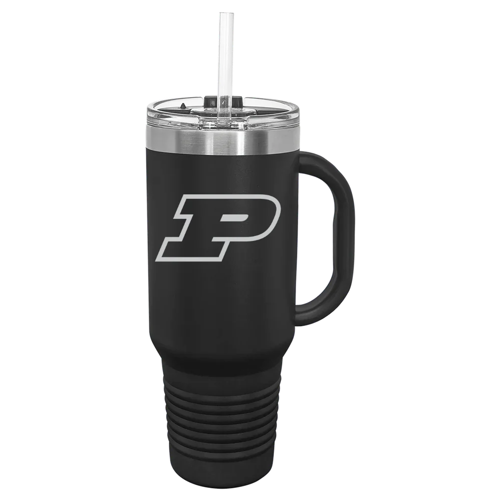 Purdue University Polar Camel 40 oz. Travel Mug with Snap Lid & Straw
