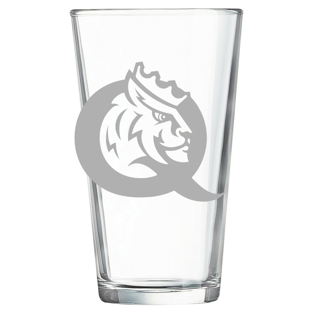 Queens University of Charlotte Polar Camel 16 oz. Pint Mixing Glass