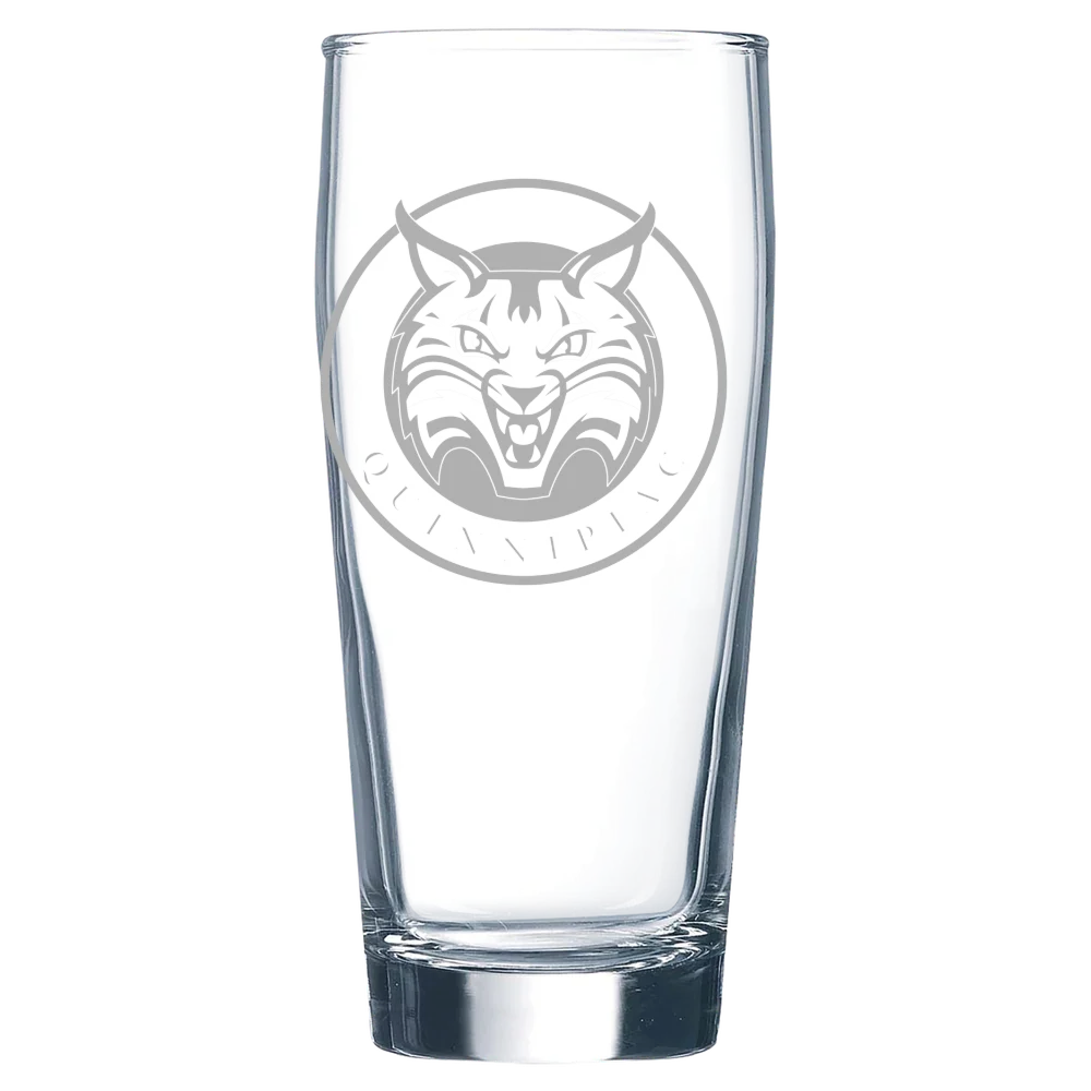 Quinnipiac University Polar Camel 16 oz. Willi Becher Beer Glass