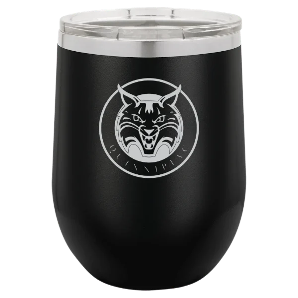 Quinnipiac University Polar Camel 12 oz. Stemless Wine Tumbler