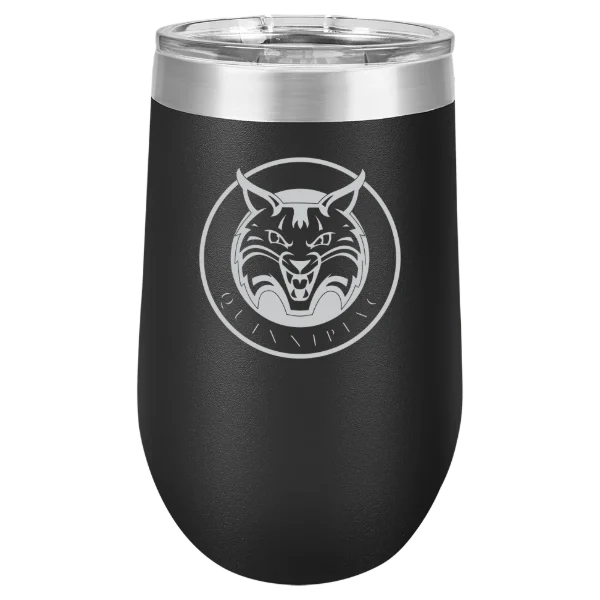 Quinnipiac University Polar Camel 16 oz. Stemless Wine Tumbler
