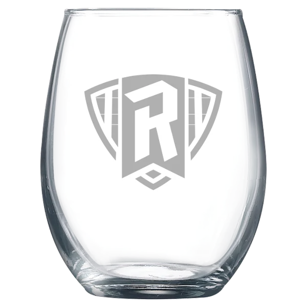 Radford University Polar Camel 9 oz. Stemless Wine Glass