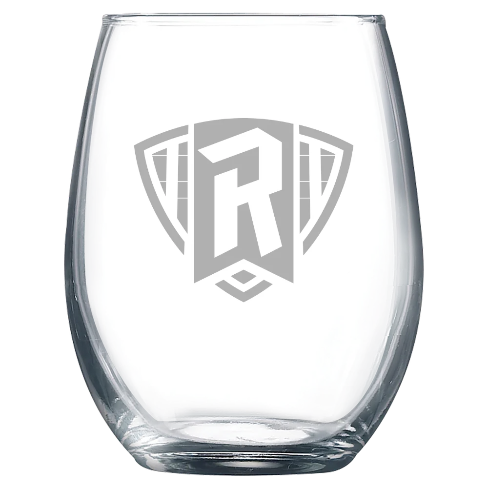Radford University Polar Camel 9 oz. Stemless Wine Glass