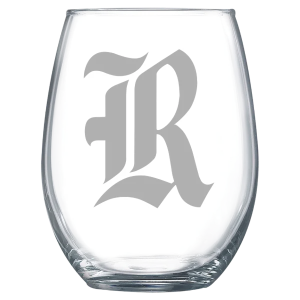 Rice University Polar Camel 15 oz. Stemless Wine Glass
