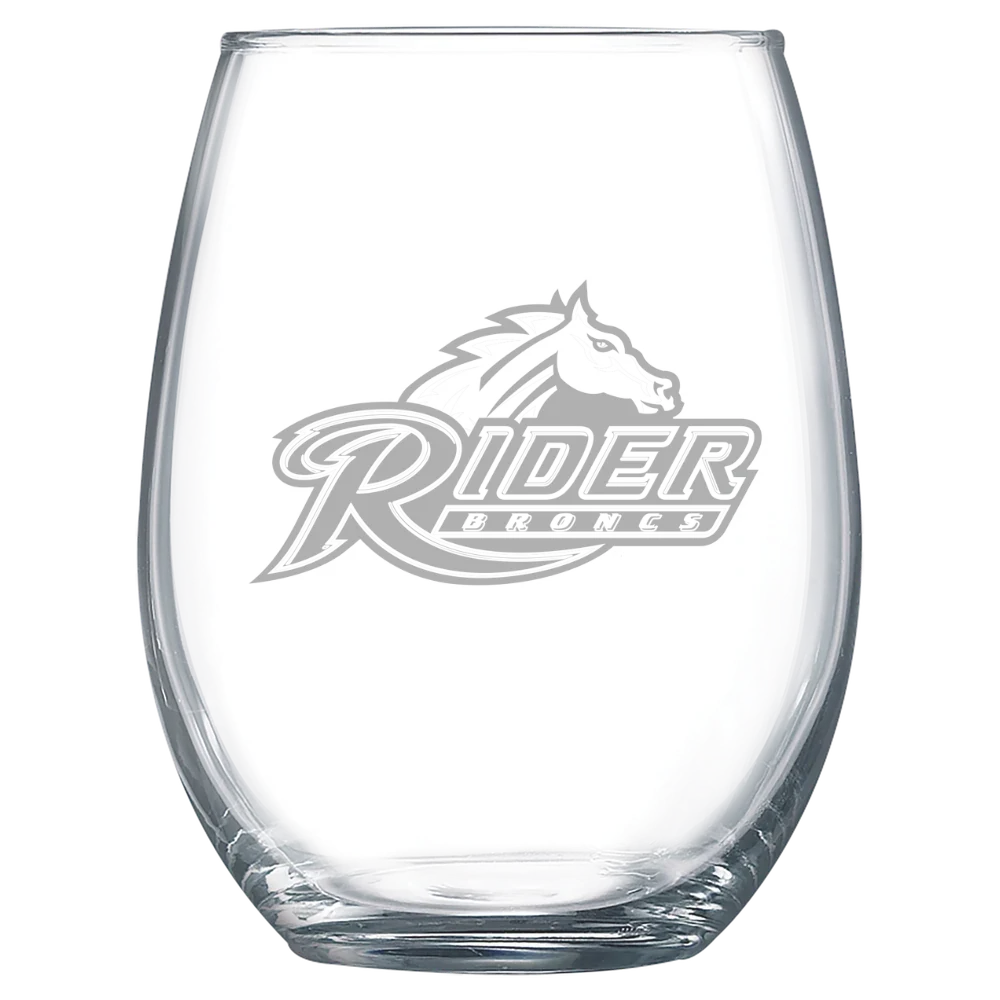 Rider University Polar Camel 15 oz. Stemless Wine Glass