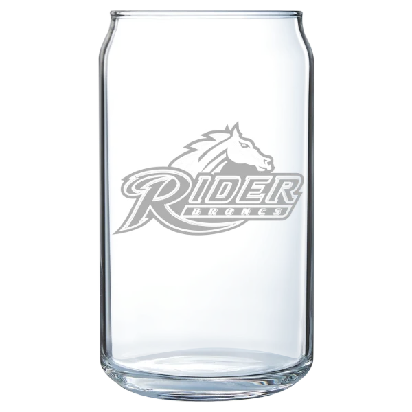 Rider University Polar Camel 16 oz. Can Glass
