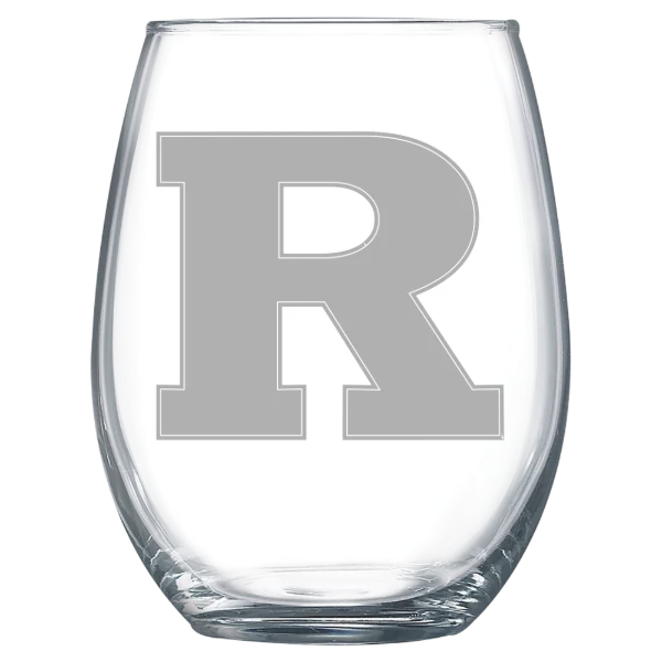 Rutgers, The State University of New Jersey, New Brunswick Polar Camel 15 oz. Stemless Wine Glass