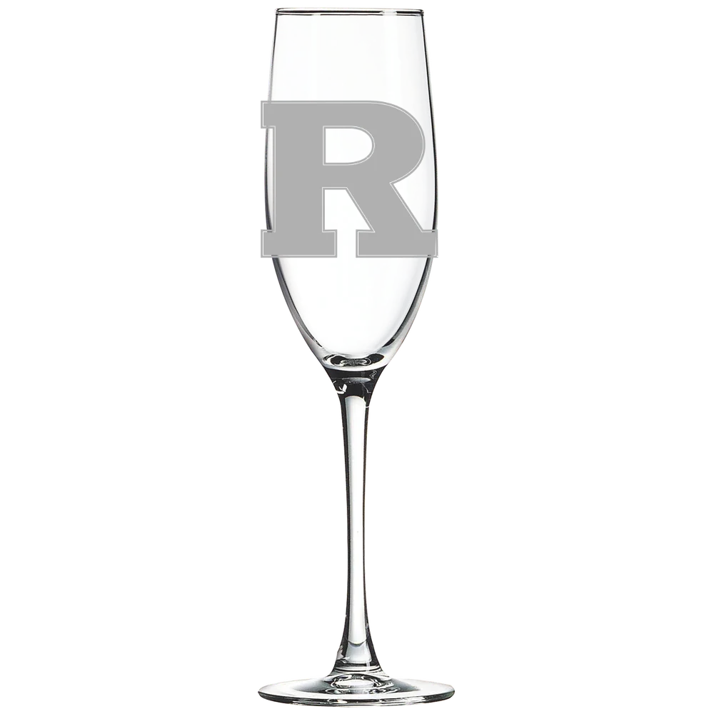 Rutgers, The State University of New Jersey, New Brunswick Polar Camel 8 oz. Champagne Flute