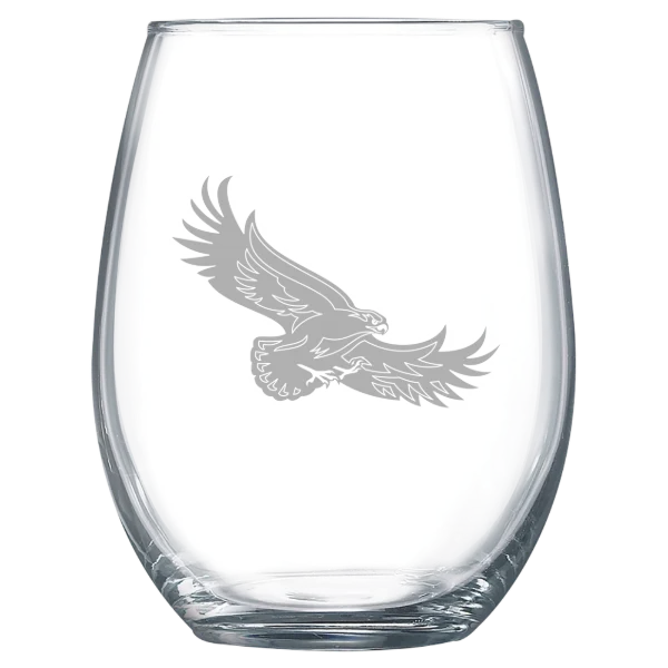 Saint Joseph's University Polar Camel 15 oz. Stemless Wine Glass