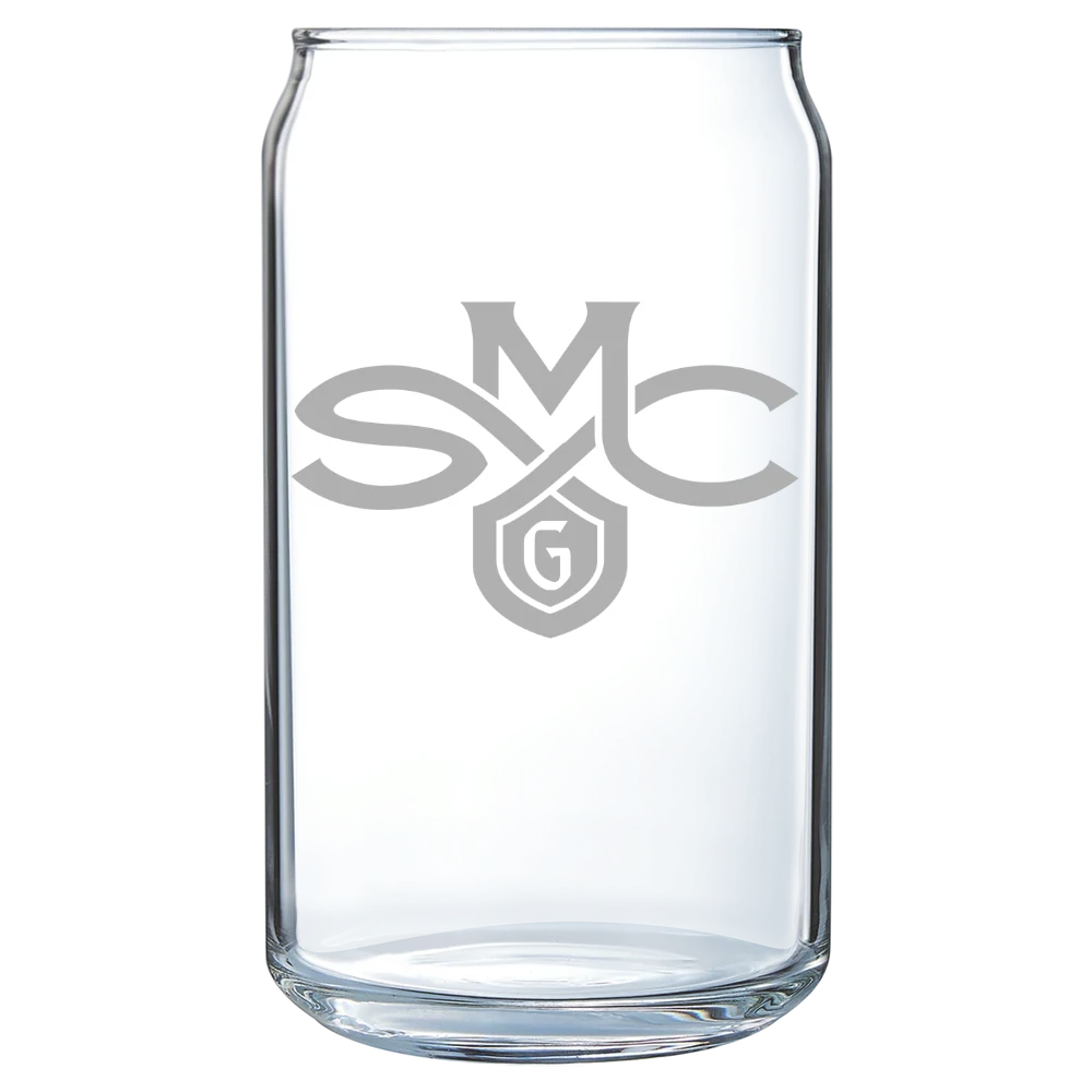 Saint Mary's College of California Polar Camel 16 oz. Can Glass