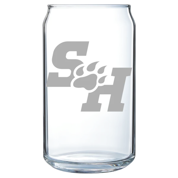 Sam Houston State University Polar Camel 16 oz. Can Glass