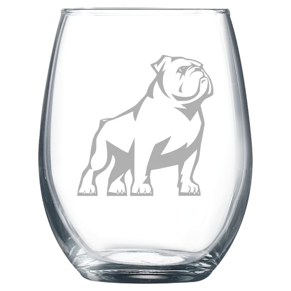 Samford University Polar Camel 9 oz. Stemless Wine Glass