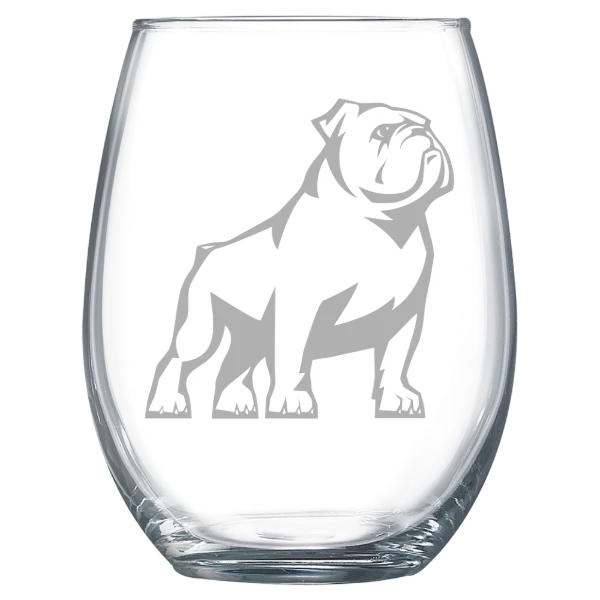 Samford University Polar Camel 15 oz. Stemless Wine Glass