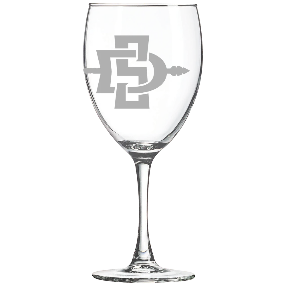 San Diego State University Polar Camel 10 1/2 oz. Wine Glass