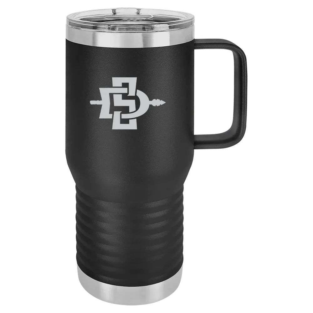 San Diego State University Polar Camel 20 oz. Travel Mug with Slider Lid