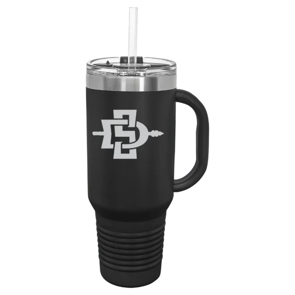 San Diego State University Polar Camel 40 oz. Travel Mug with Snap Lid & Straw
