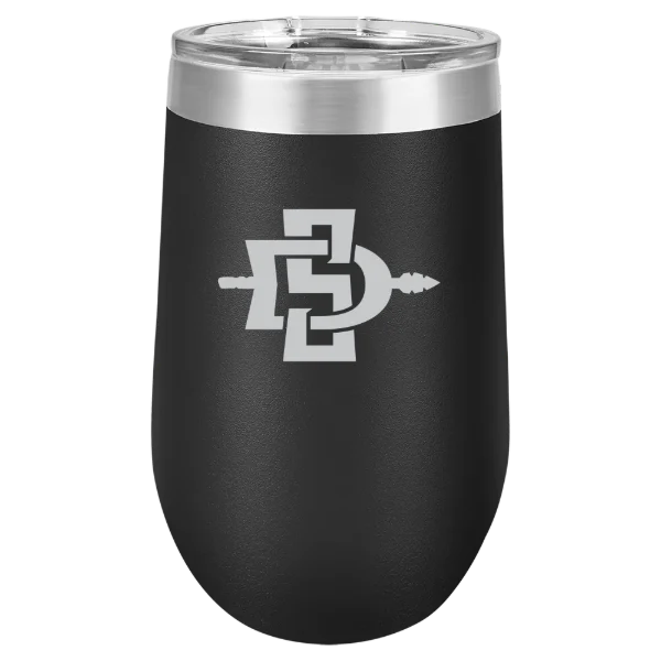 San Diego State University Polar Camel 16 oz. Stemless Wine Tumbler