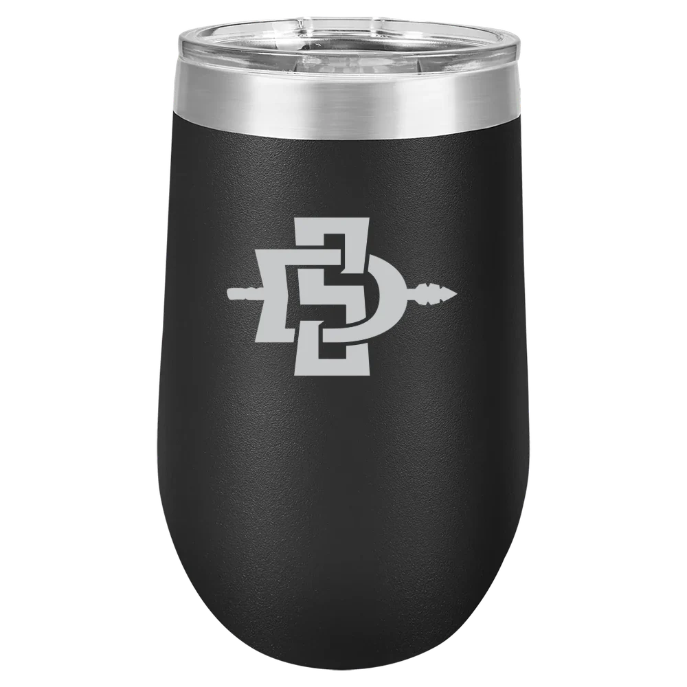 San Diego State University Polar Camel 16 oz. Stemless Wine Tumbler