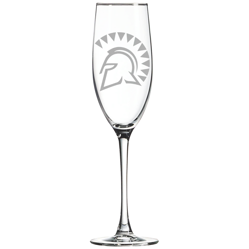 San Jose State University Polar Camel 8 oz. Champagne Flute