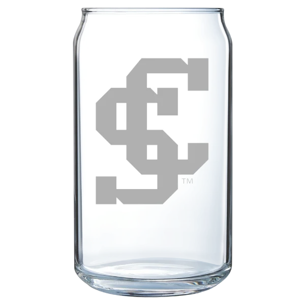 Santa Clara University Polar Camel 16 oz. Can Glass
