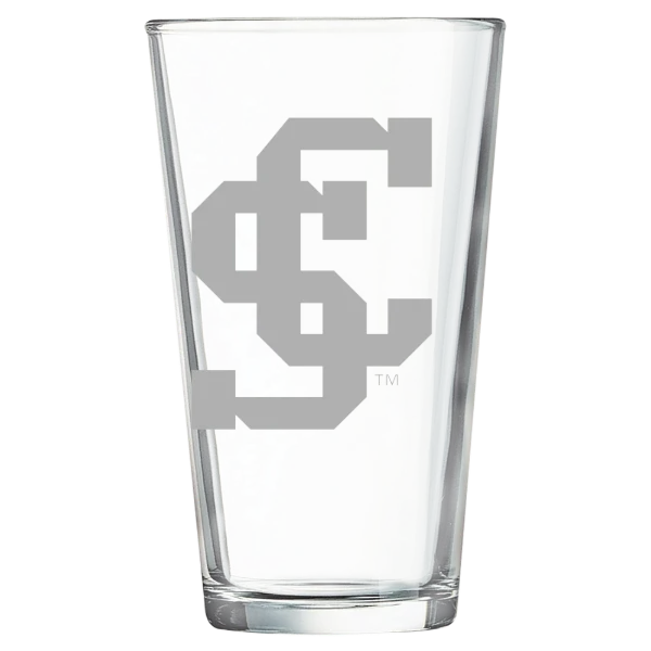 Santa Clara University Polar Camel 16 oz. Pint Mixing Glass