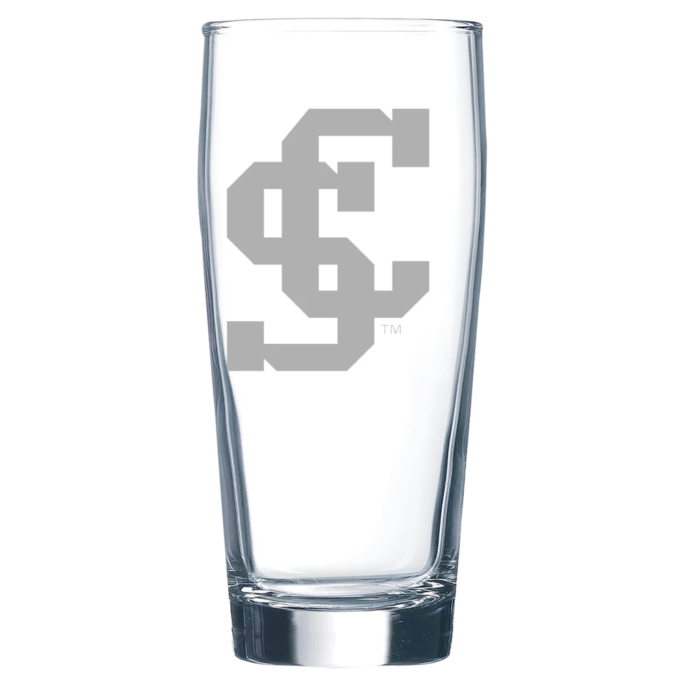 Santa Clara University Polar Camel 16 oz. Willi Becher Beer Glass