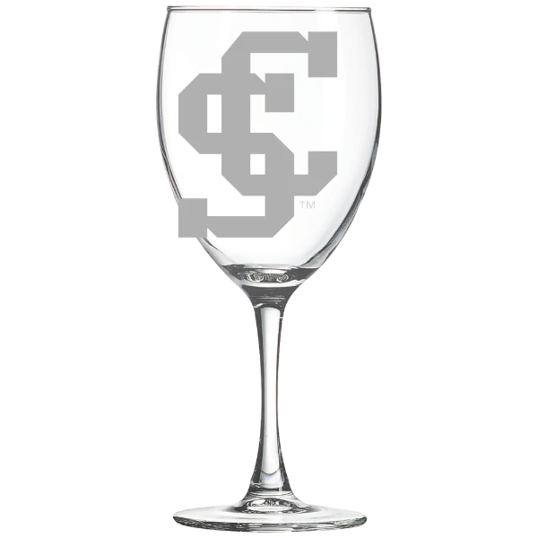 Santa Clara University Polar Camel 10 1/2 oz. Wine Glass